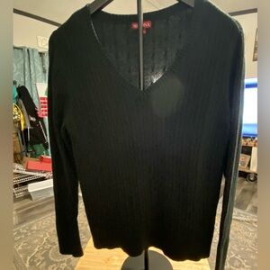 Merona Women's Black V-Neck Sweater